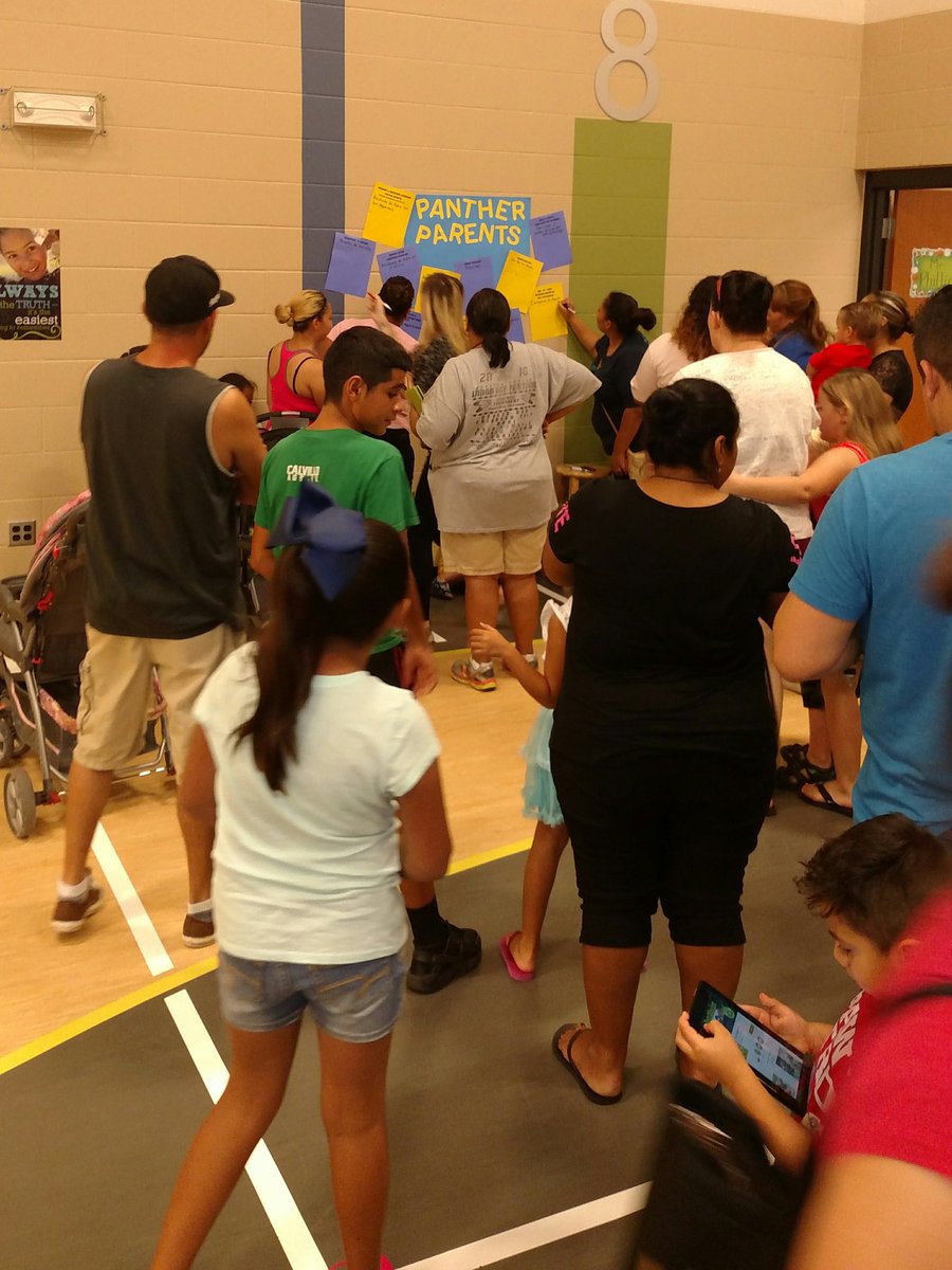 Open House <a href="/PierceElem/">Pierce Elementary</a> 
Parents are eager to volunteer this year! We have PAWESOME PANTHER PARENTS! #Pierce2017 #OKCPS