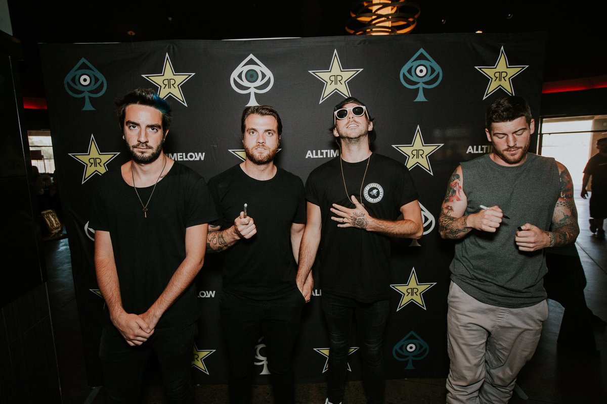 AllTimeLow's tweet photo. Huge thanks to our friends @rockstarenergy for keeping us energized throughout this tour. Always great having them out on the road with us! https://t.co/vKY0ibhlZ2