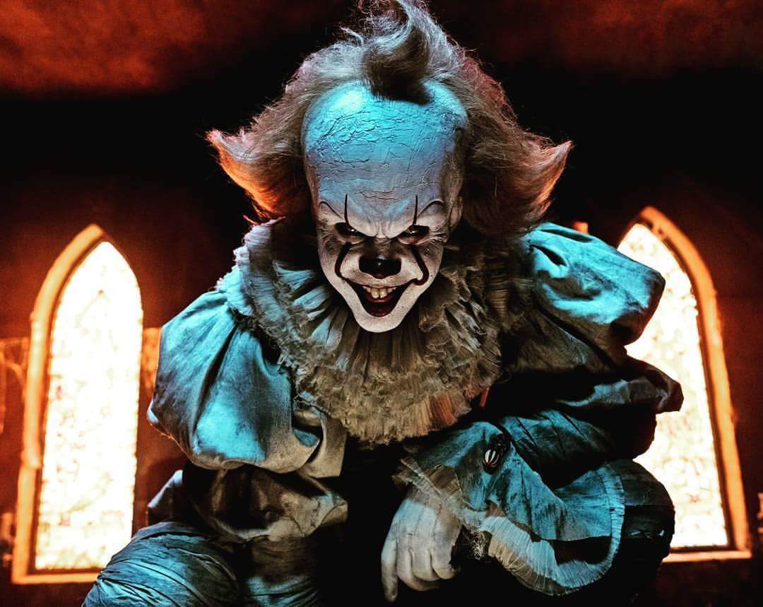 New Official Pic of Pennywise the Dancing Clown. One More Month until It is here @ITMovieOfficial #andresmuschietti #billskarsgard