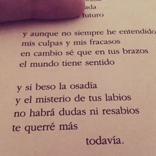 BenedettiPOEMAS's tweet photo. Te querré más todavía... 

Mario #Benedetti https://t.co/L4Xc1qgzVO