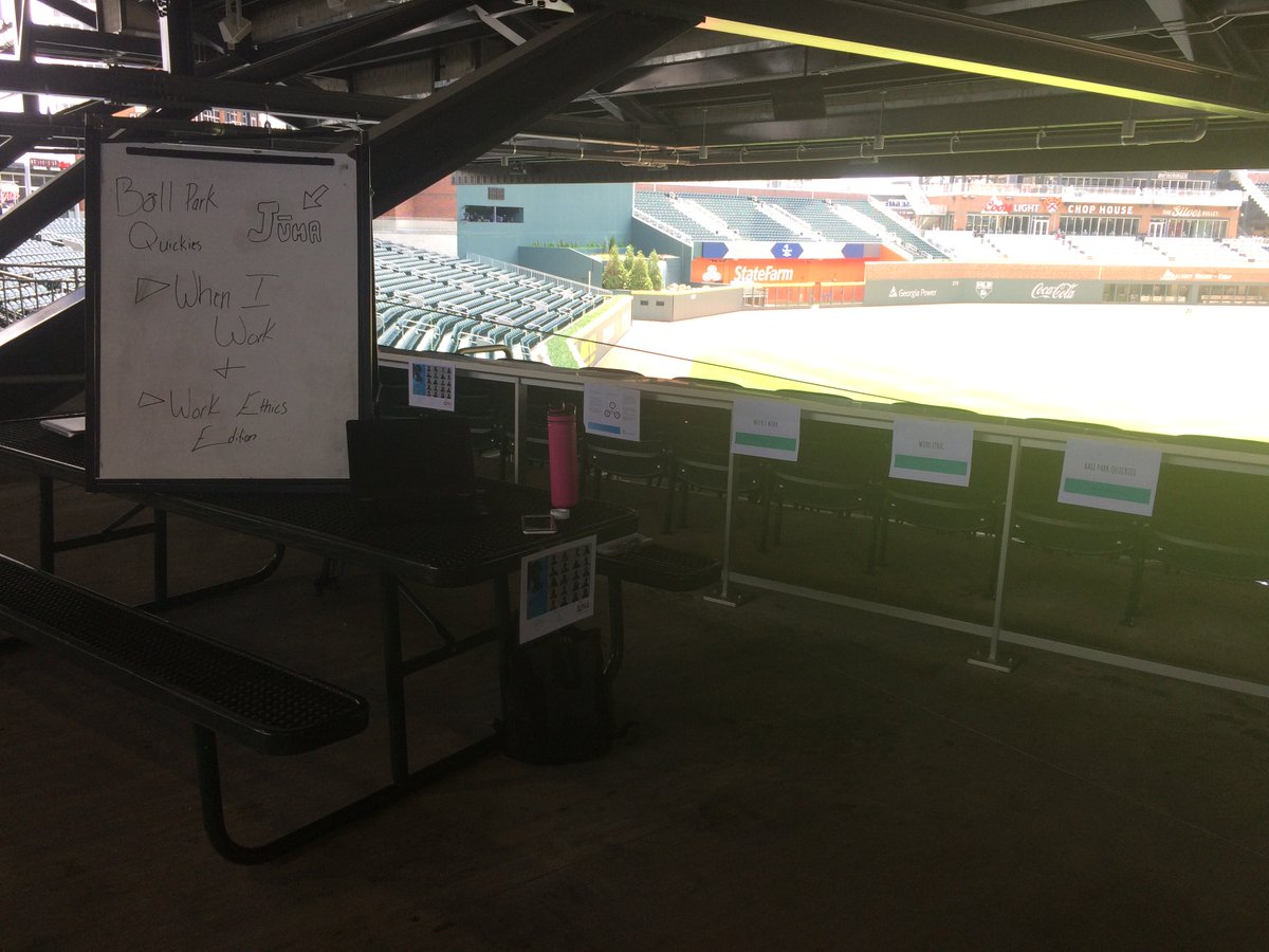 JumaAtlanta's tweet photo. Last Saturday, @JumaAtlanta had our Second Edition of BallPark Quickies (Quick Skillet Training) at SunTrust BallPark!!
#BallParkQuickies https://t.co/jVCmLFuyyx