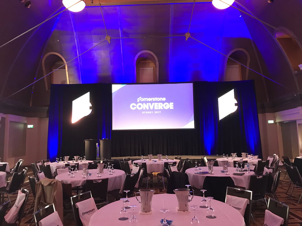 Let's get this party started here at #ConvergeSydney where our family of clients and partners will join the age of #employeeexperience.