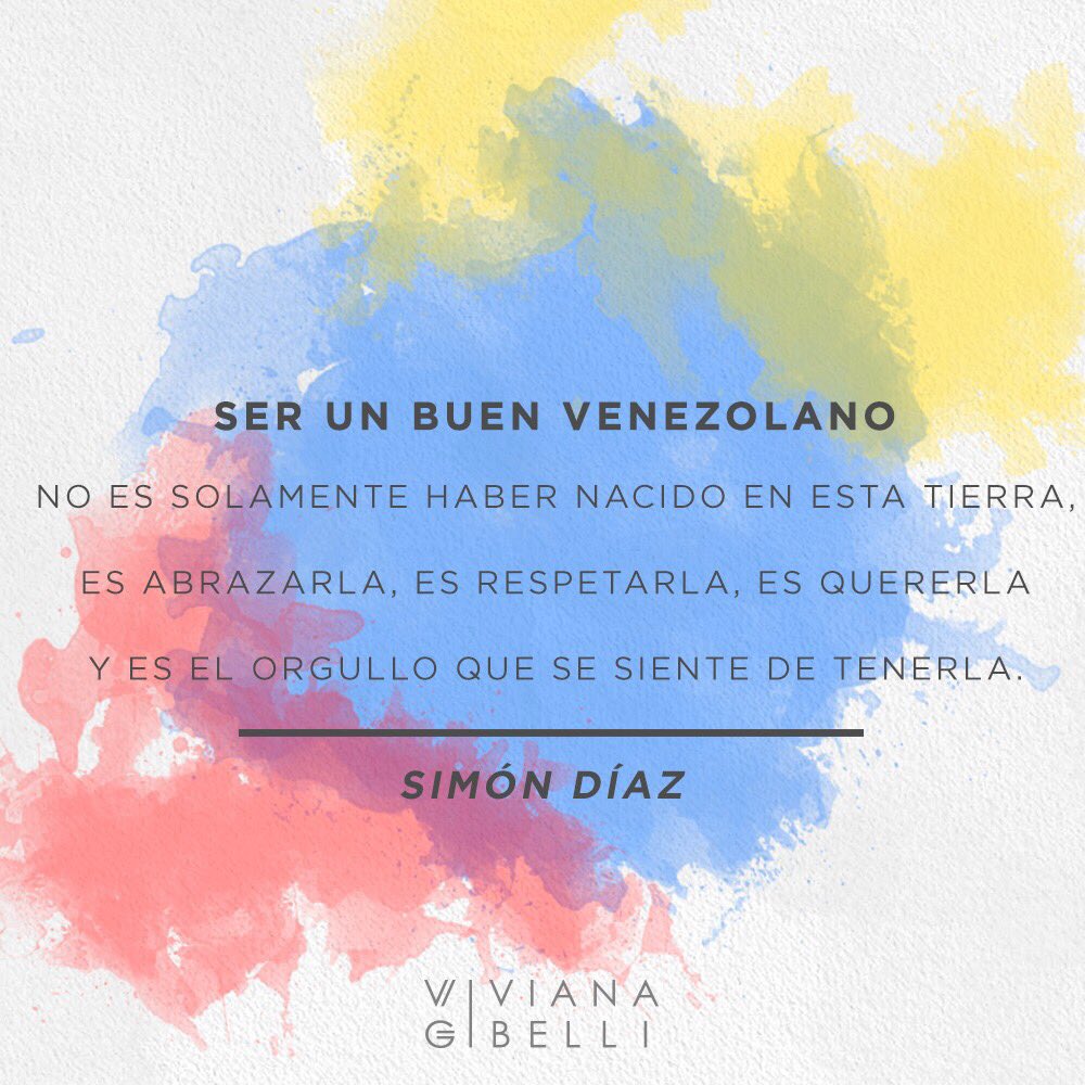 Gibelli_Viviana's tweet photo. Ese amor al país que sentiste desde siempre, es el que los venezolanos hoy sentimos más que nunca. Gracias tío Simón. ❤️🇻🇪 https://t.co/Ign8bMOfnY
