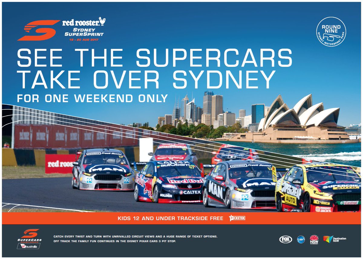boorer_sarah's tweet photo. Want to head along to the Red Rooster #Sydneysupersprint? Bring your RedRooster docket into the 2BS studios for your change to win! @2BSGold https://t.co/E0JywNW65r