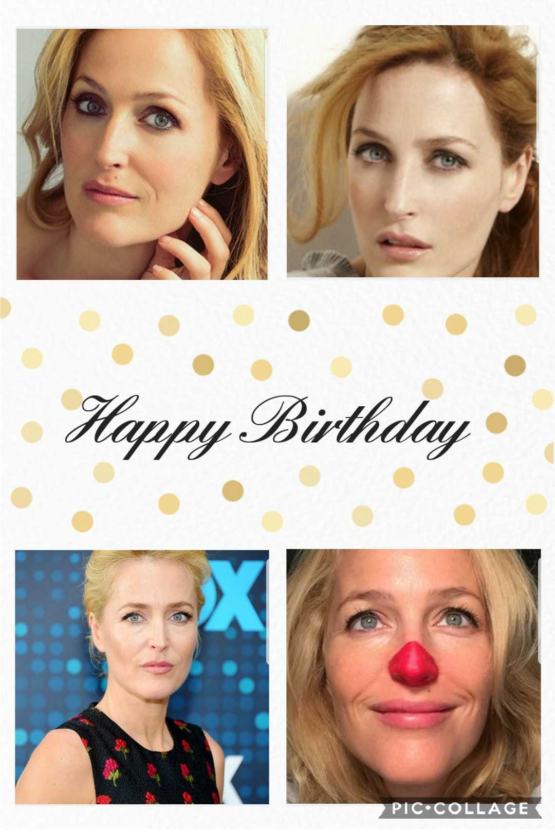 Happy birthday to you Gillian Anderson 