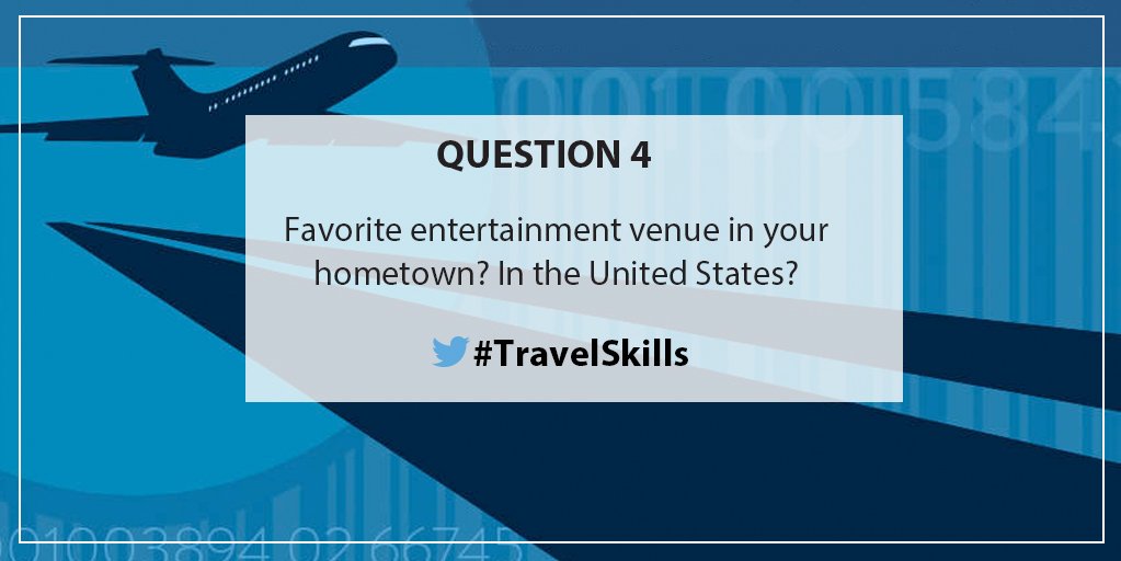 JohnnyJet's tweet photo. Q4 Favorite entertainment venue in your hometown? In the United States? #TravelSkills @joshuagates @SouthieJack @andrewzimmern https://t.co/HNaIVH4Y2N