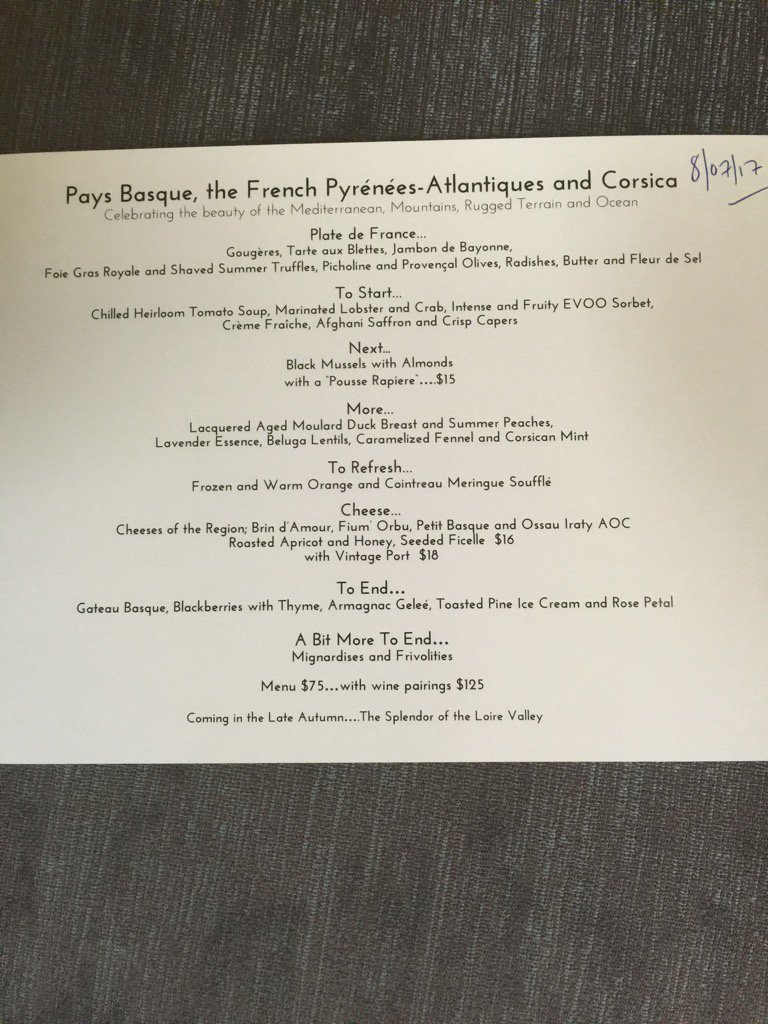 #flavorsofFrance!
<a href="/cnaha/">Carrie Nahabedian</a>  <a href="/Brindille_Chgo/">BrindilleChicago</a>  starts now! $75....Love France