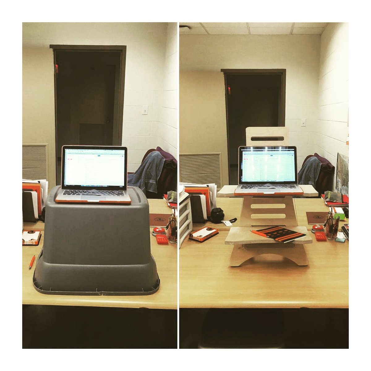 Humbleworks On Twitter Old Vs New Standing Desk Thank You