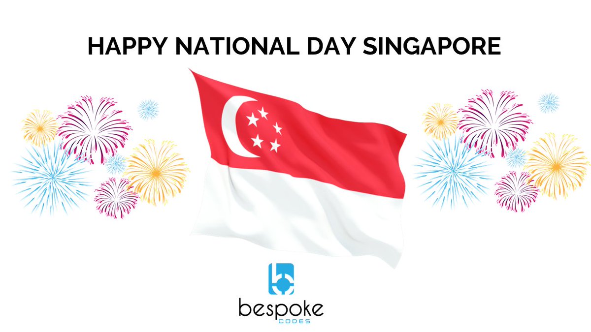 BespokeCodes's tweet photo. HAPPY NATIONAL DAY SINGAPORE
https://t.co/uRCxodaUEU https://t.co/DJXpnl2UpI