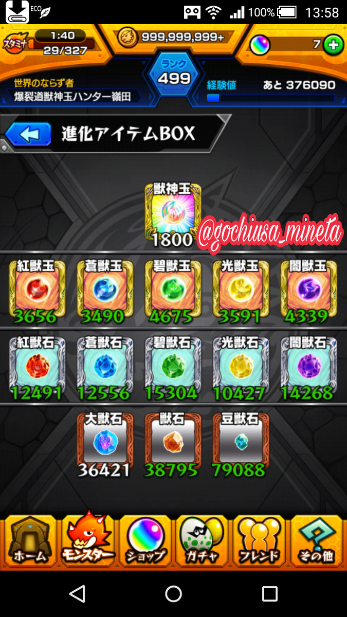 獣神玉ハンター嶺田