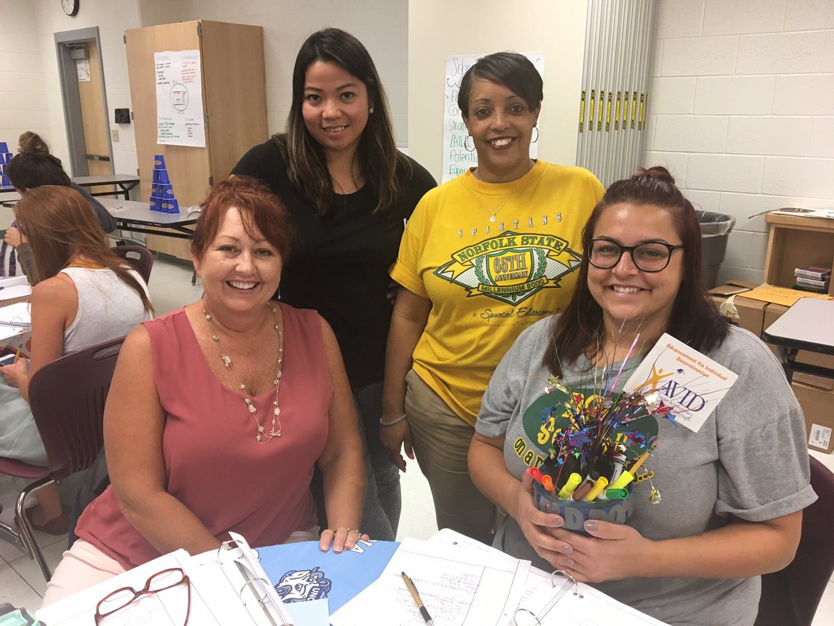 MrsAnactaJames's tweet image. Bayside MS staff getting #AVIDized for the upcoming school year!