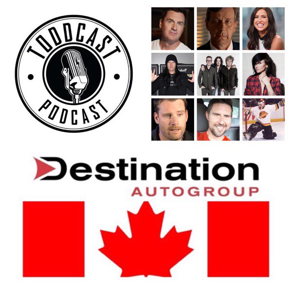 TODDCastPodcast's tweet photo. Our final #Canada150 #Podcast! Hear highlights from 9 pictured guests! Brought to you by @Destination_AG https://t.co/SwdaspBt1g https://t.co/Fjty3O2NUO