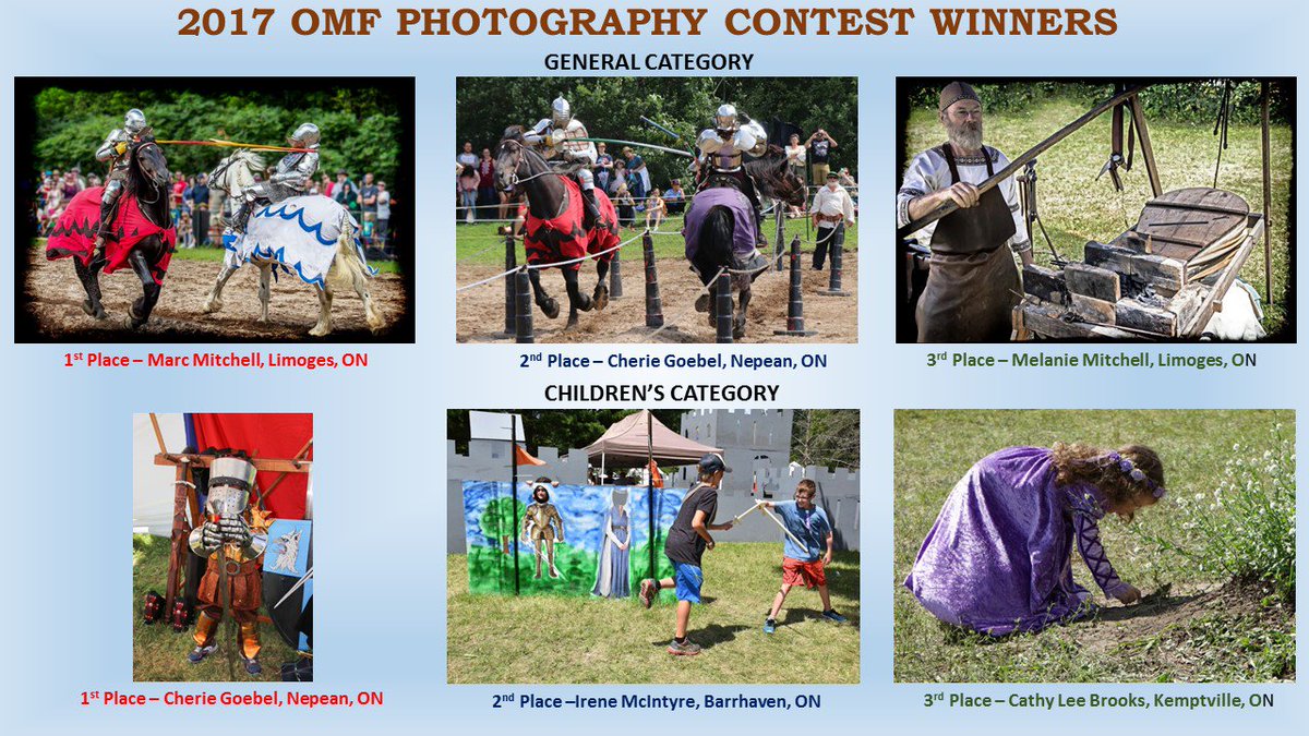 OsgoodeMedFest's tweet photo. Congratulations to all the winners of the 2017 Osgoode Medieval Festival Photography Contest https://t.co/vsnb4m0V3z