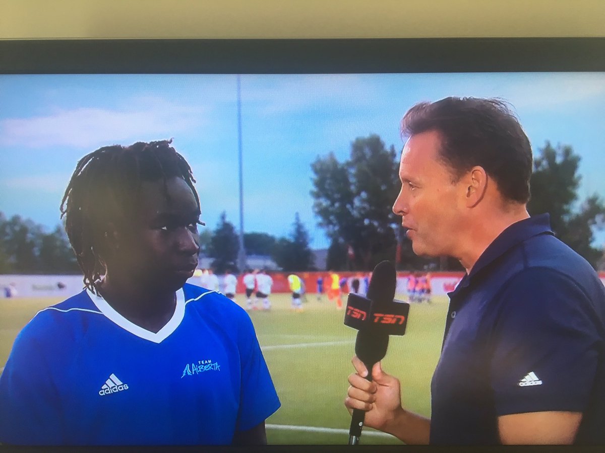 DinosMSOC's tweet photo. Here's our Rookie, Sam Gagne with a goal for @AlbertaSoccer tonight in a 1-0 win over PEI. Well done, Sam 👏🏼 https://t.co/EvsFbABf99