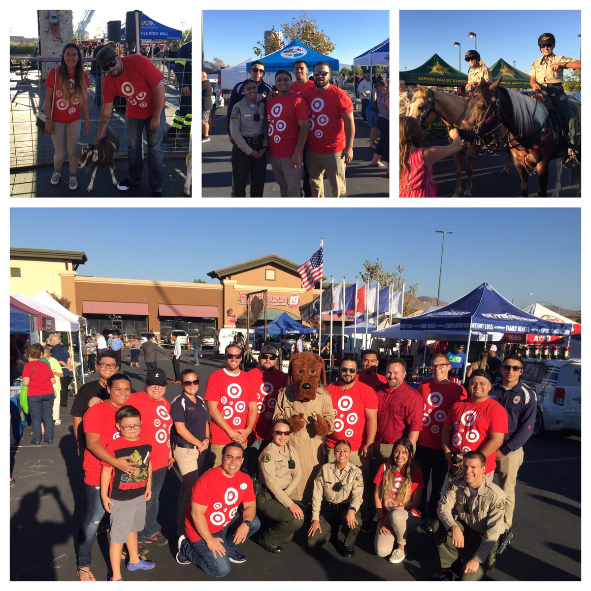 T1961 T0736 &amp; T1548 enjoying the NNO fun!! Police &amp; Community partnerships! 😀