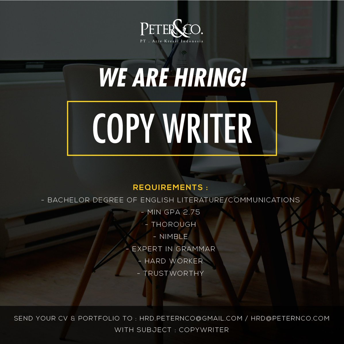 Peter&Co tweet media