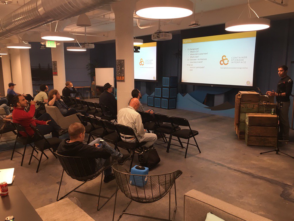 clintkitson's tweet image. Listening to @the_saad_ali talk about #containerstorageinterface @codeDellEMC