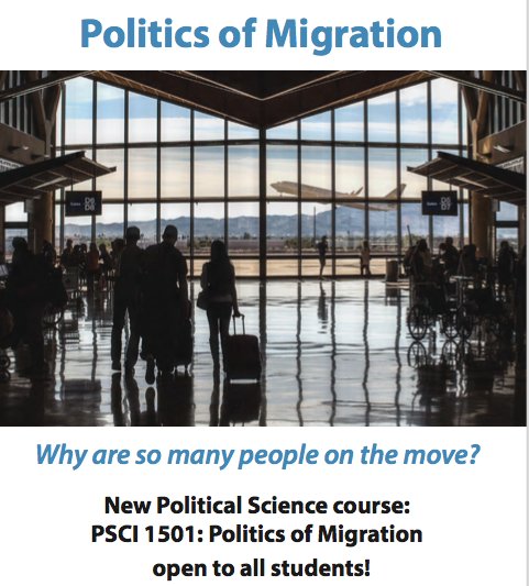 mobpoli's tweet photo. Humanitarianism vs. Security:States &amp; NGOs in Managing Migration&amp;Refugees. Check out 1501:Politics of Migration @Carleton_U @EURUSCarletonU https://t.co/xow50svfBm