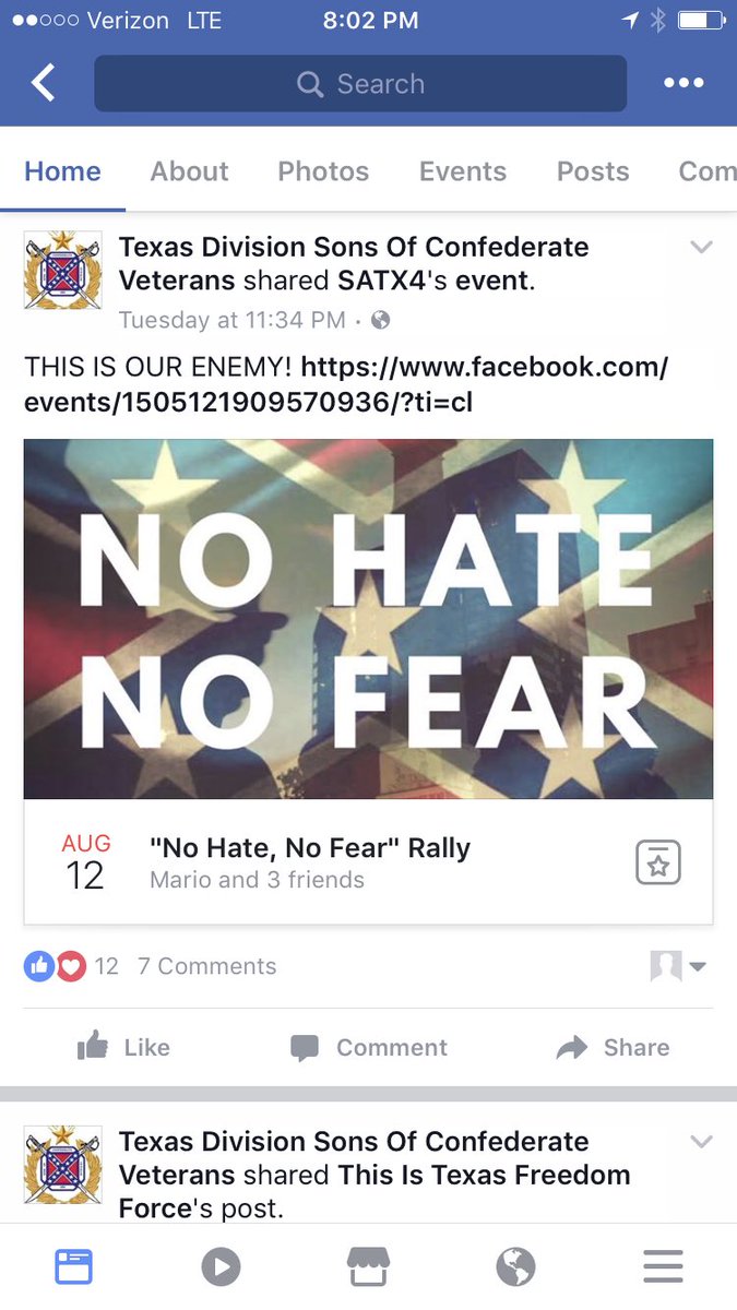 satx4____'s tweet photo. @JohnSavageTX We invite you to join us as we promote a "No Hate. No Fear!" Rally as we call for the removal of the confederate monument in .@TravisParkSA https://t.co/qtNHJK1gjU