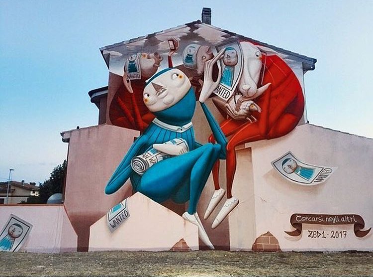 22mrr's tweet image. RT GoogleStreetArt: Street Art by Zed1 in San Gavino Monreale Italy 

#streetart #art #arte