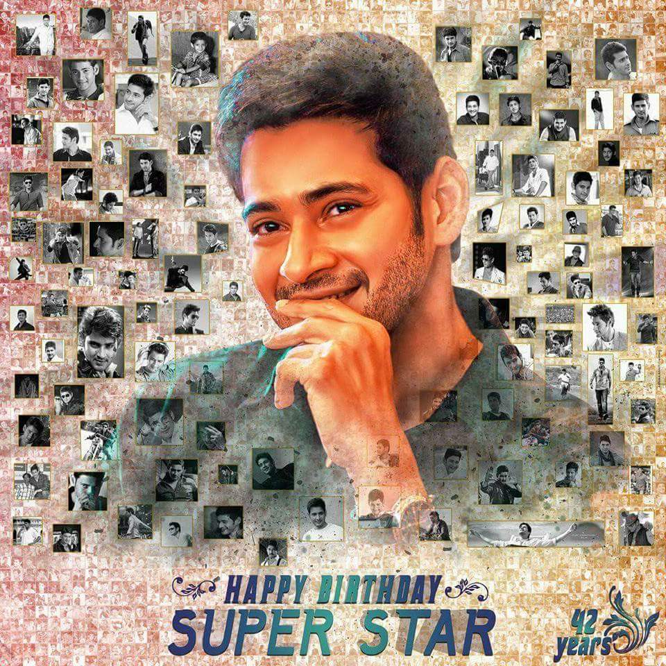 Happy birthday to superstar Mahesh babu sir 