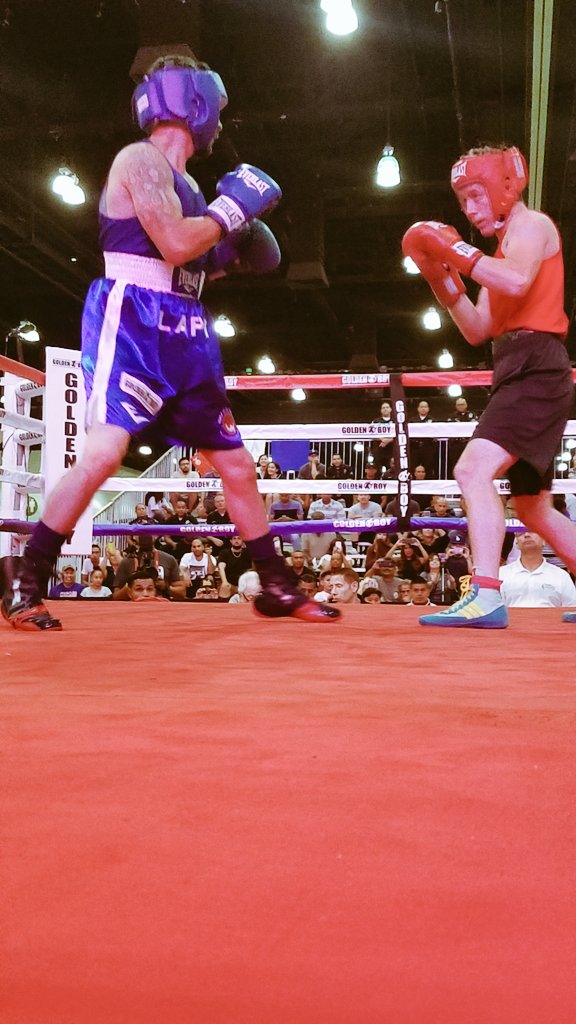 Boxing Underway at L.A. Convention Center
#LA17WPFG #WhereHeroesPlay #LosAngeles #Police #Fire #GoldenBoy #OscarDelaHoja #Boxing