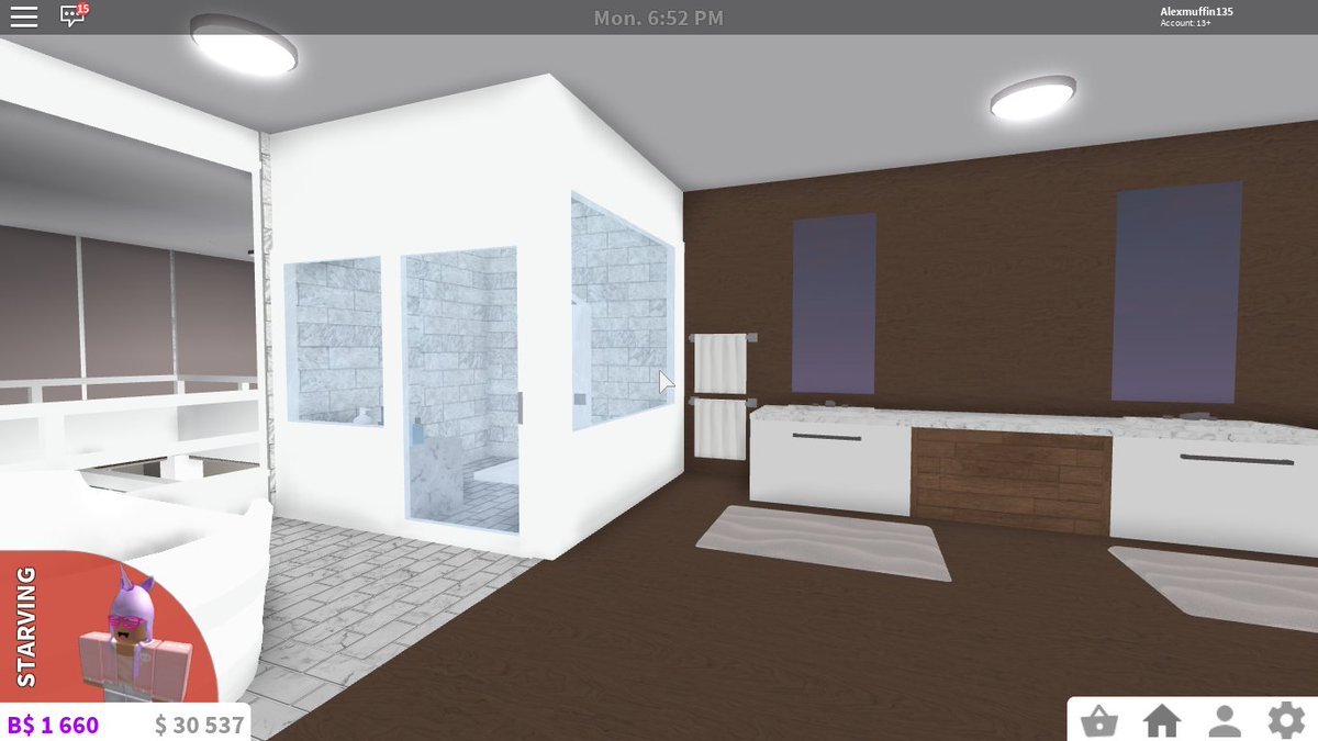 White Kitchen Ideas Modern Bloxburg Mansion With Linens Bloxburg