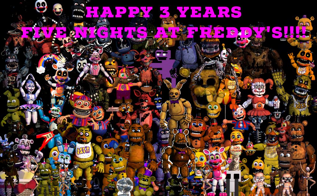 Thank you Scott for these 9 amazing years! Happy anniversary FNaF