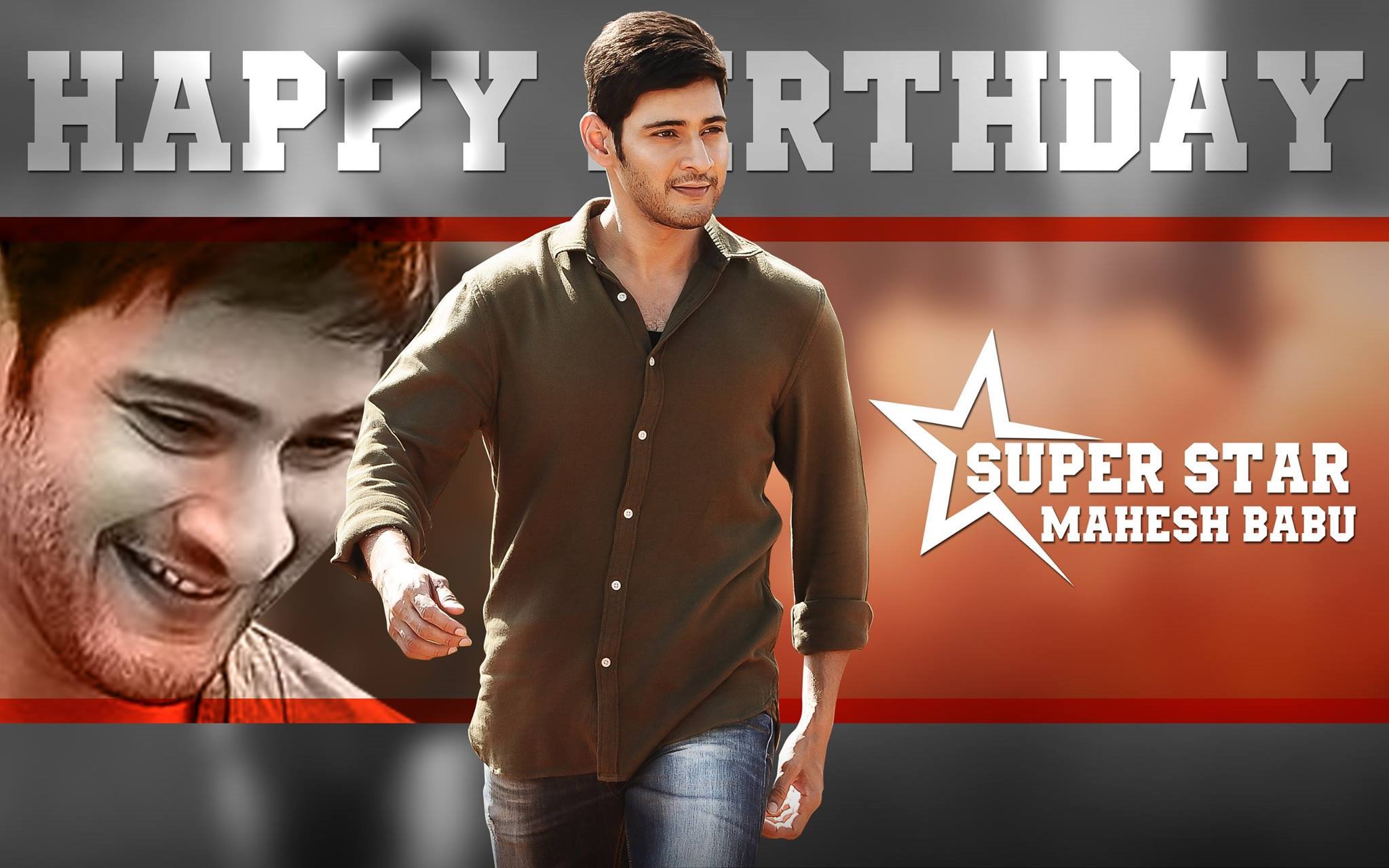 Happy birthday to you mahesh babu 