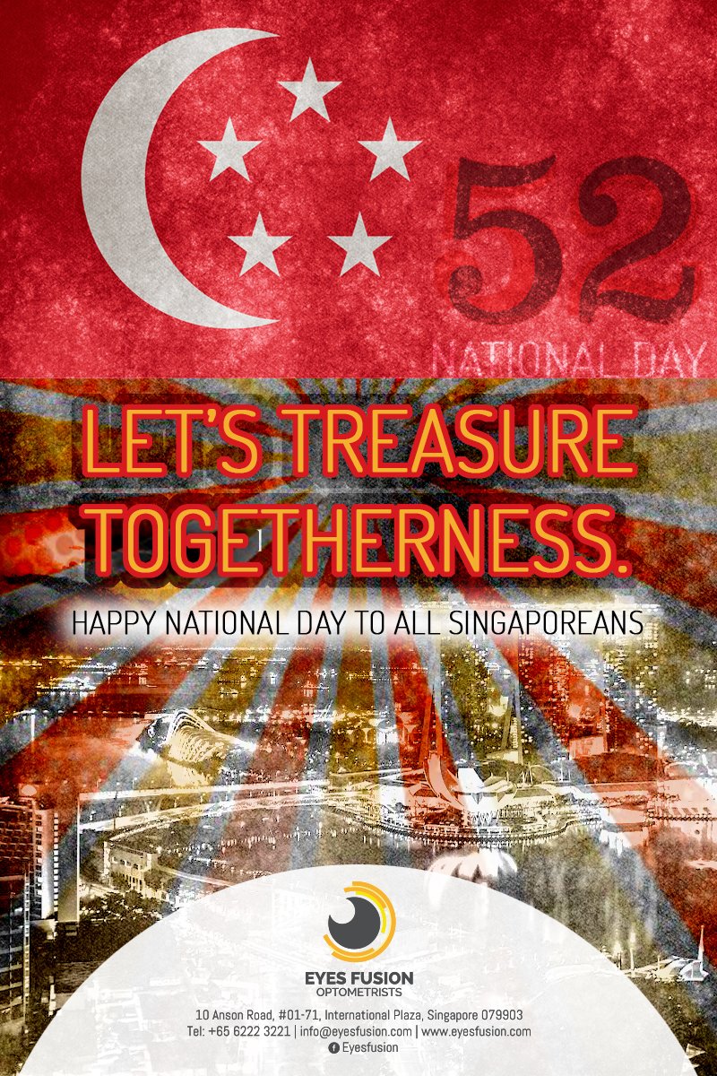 Eyes_Fusion's tweet photo. Congratulations to all Singaporeans for the 52nd National Day. #Singapore #52ndNationalDay  #NationalDay #NationalDay2017 https://t.co/b2J1gDEkCy