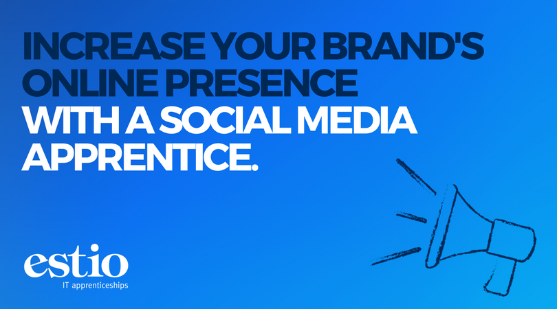 TrainingEstio's tweet photo. Expand and increase your brand's online presence with an Estio #SocialMedia #apprentice Find out more - https://t.co/c9yhGDLN33 #IT https://t.co/FgBaDRjXtJ