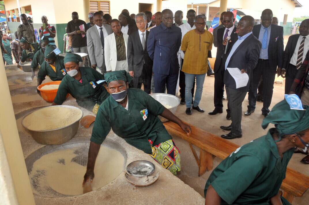 Réalisation d'une plateforme multifonctionnelle de type moderne dans le village d’Adido, arrondissement de Hounviguè. #Benin #Wasexo