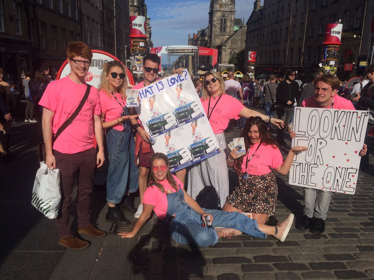 nutsncl's tweet photo. Come and find our lovely cast on the Mile, otherwise see you at @theSpaceUK at 6:10pm! https://t.co/u3cG5B6dz7