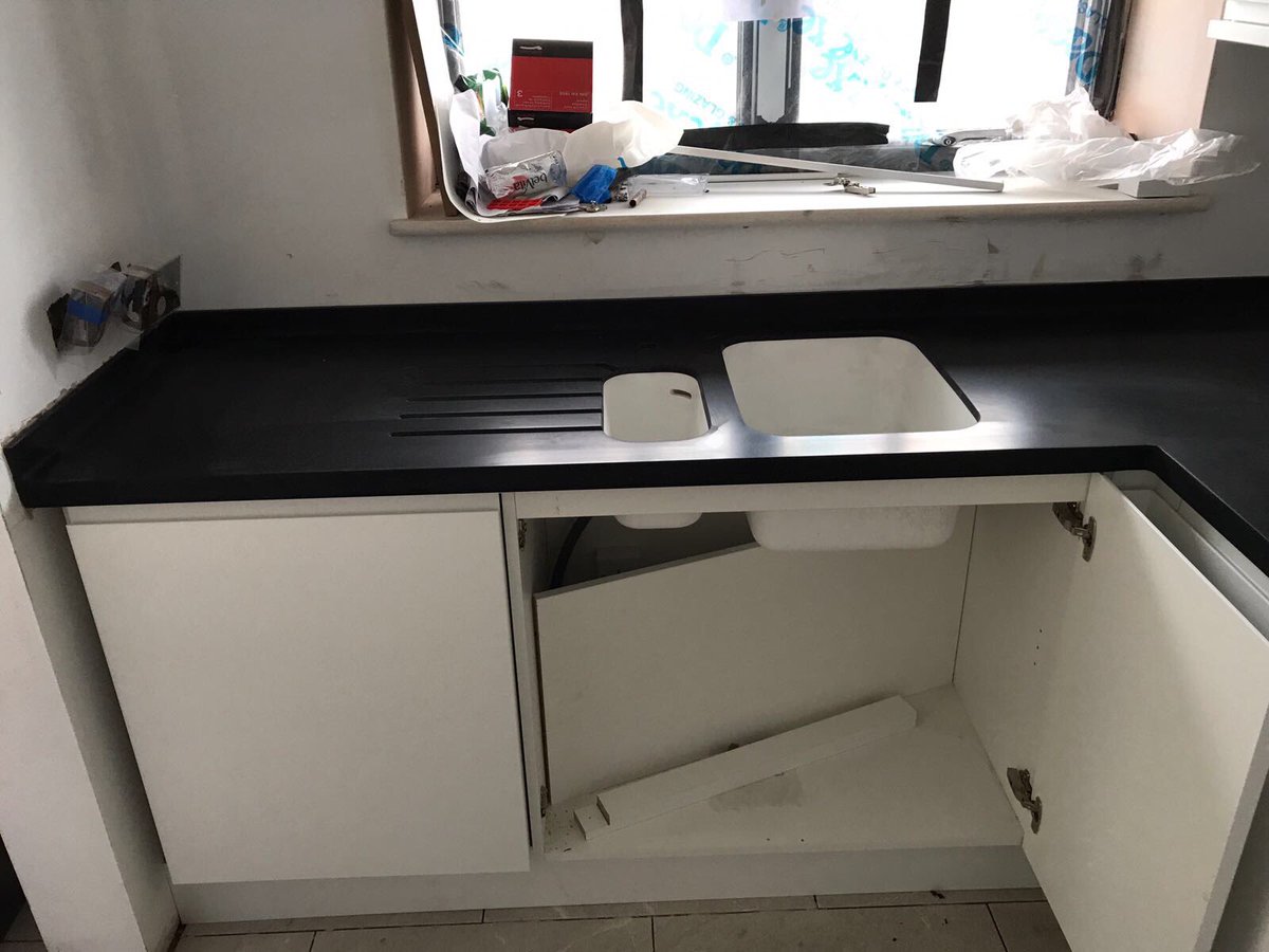 Brian Jackman On Twitter Corian Deep Black Quartz Worktops With