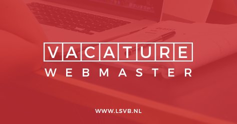 Weet jij alles van Wordpress en HTML? Word dan onze nieuwe webmaster! 
Solliciteren kan tot 20 augustus. bit.ly/2v7En8Q