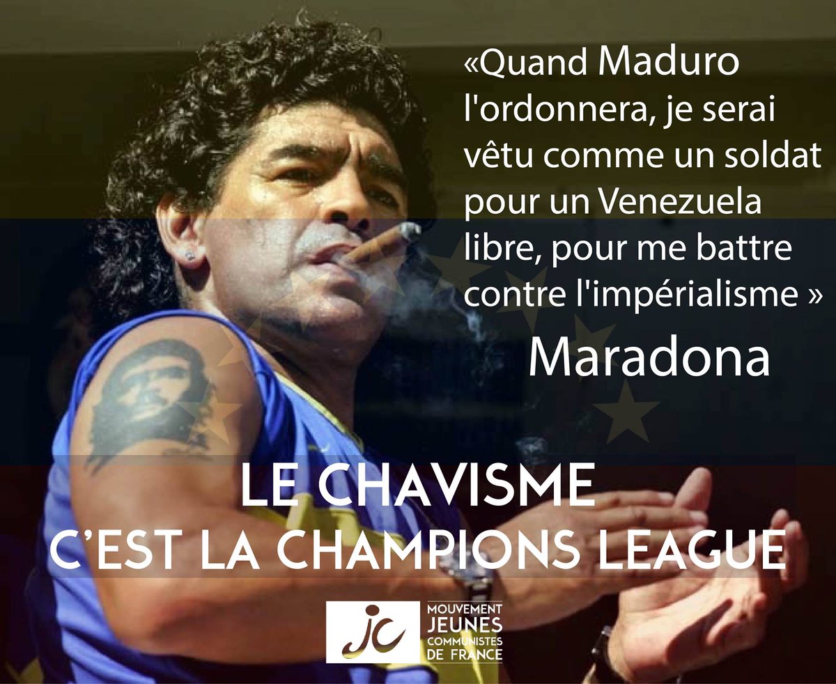 _MJCF's tweet photo. #Venezuela #Maradona https://t.co/9GAden0bDT