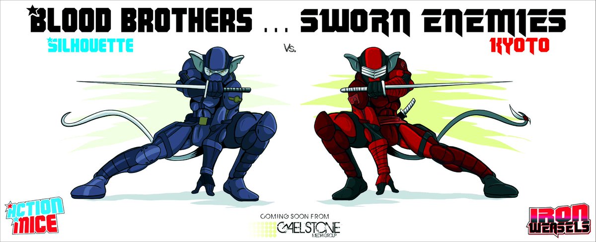 NGuardTV's tweet photo. @GaelStoneMedia is proud to present a promo for #ActionMice 
#Silhouette vs. #Kyoto #BloodBrothersSwornEnemies
#GaelstoneMediaGroup #GMG https://t.co/waxBnccwP3