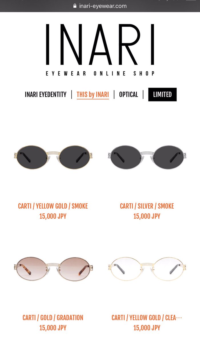 This by INARI Carti JP The Wavy 着用 安い，セール