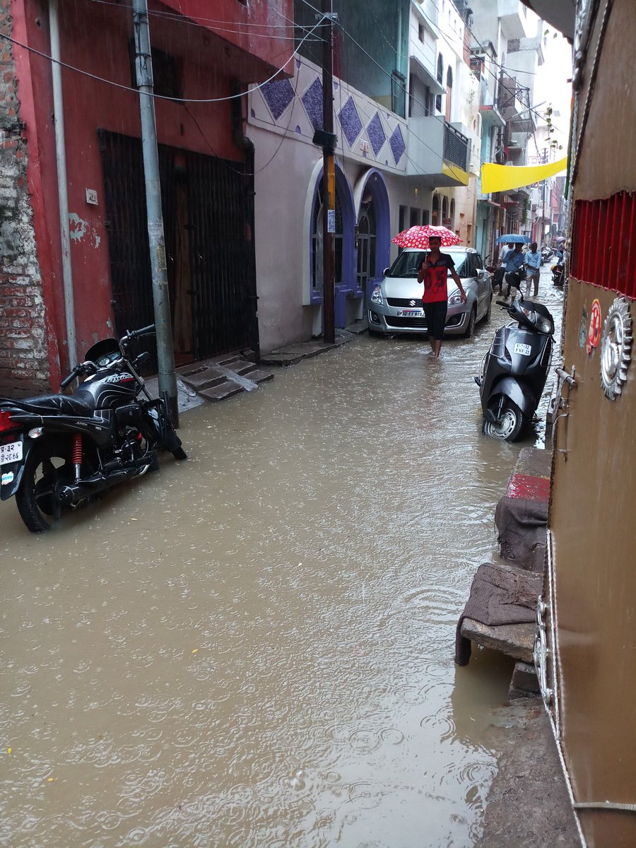 myvikasgupta's tweet image. Respected @myogiadityanath, this is the condition of bhartendu harish chandra ward lucknow. Here Parshad did nothing no sewer, road properly
