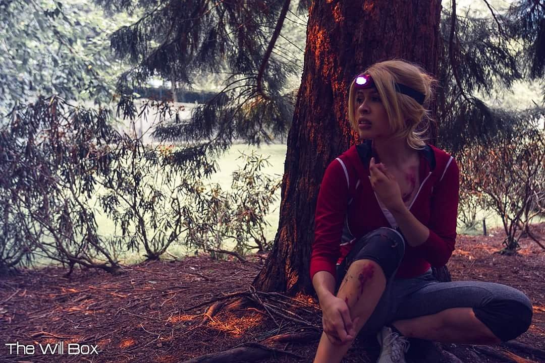 kristiclesgg's tweet photo. 💀🦋🌲"There is a curse that dwells in these mountains."🌲🦋💀
📸 the will box 
#UntilDawn #cosplay #samuntildawn https://t.co/9TS7O3RncQ