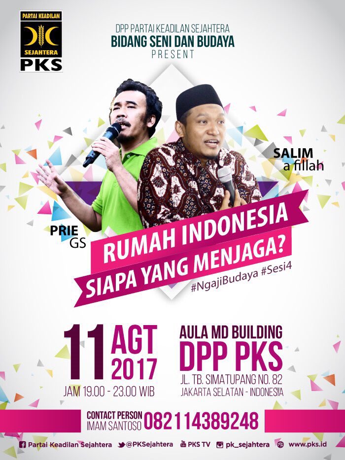 ferafQuJKT's tweet photo. Banyak kegiatan yg digelar, mulai dari Ngaji Budaya, pagelaran Wayang Golek, Donor Darah, dll #MenjagaRumahIndonesia https://t.co/fEsWNx2er2