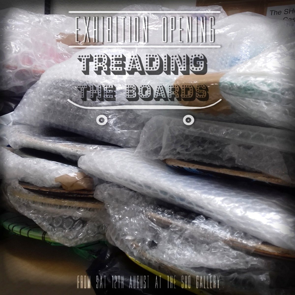 theshogallery's tweet image. We are blown away by how many exceptionally talented artists are exhibiting with us for this! 👌#treadingtheboards opens this Saturday 2-8pm