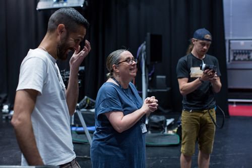 RaucousCaucous's tweet photo. Day two in the Kickstarter house & we are blown away by the generosity so far. THANK YOU. #HelpUsDream https://t.co/qxlHfjR800 https://t.co/O8enwg4ifq