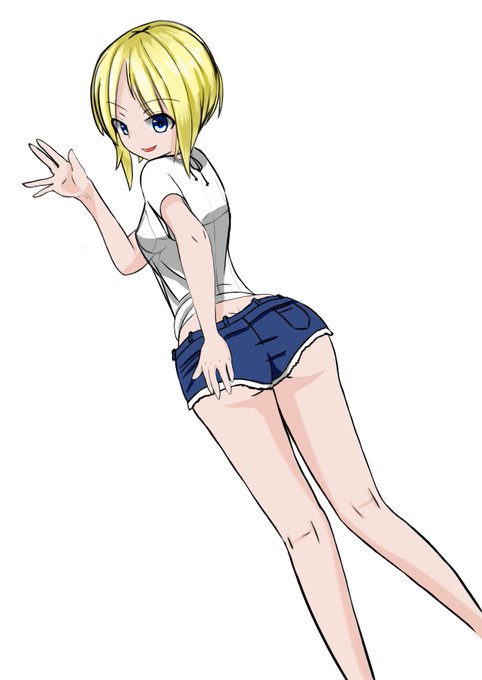 こいついつも振り向いてるとこ描いてんな 