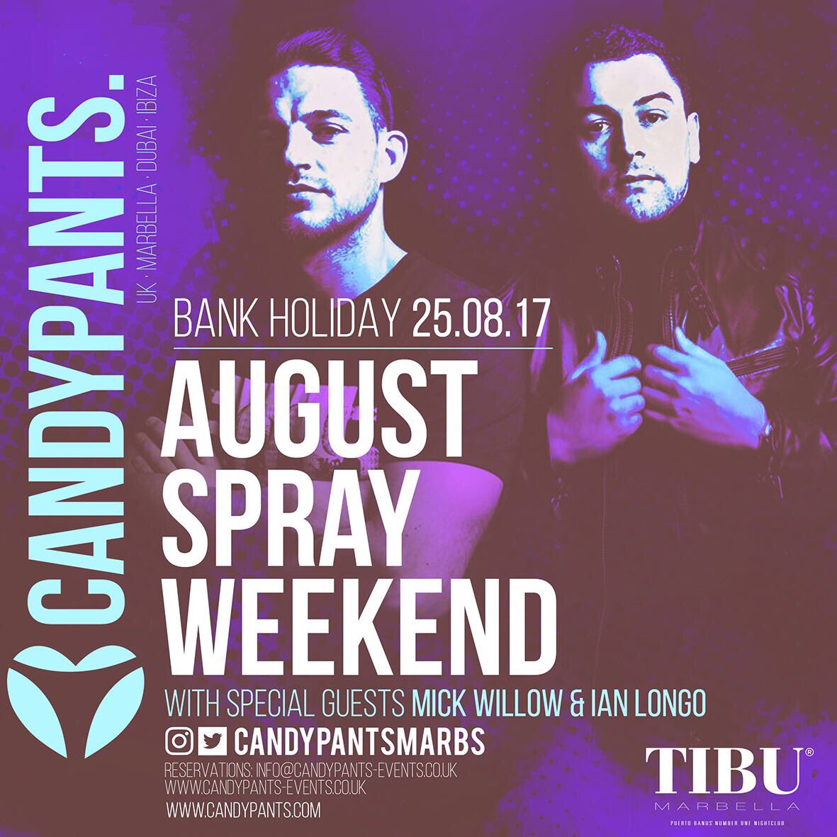CandypantsMarbs's tweet photo. Liverpools' dynamic due @MickWillow &amp; @ianlongo are back @TIBUMarbella #August #SprayWeekend #25.08.17 #SaveTheDate #Marbella 🔊 https://t.co/6Eq02tRx0y