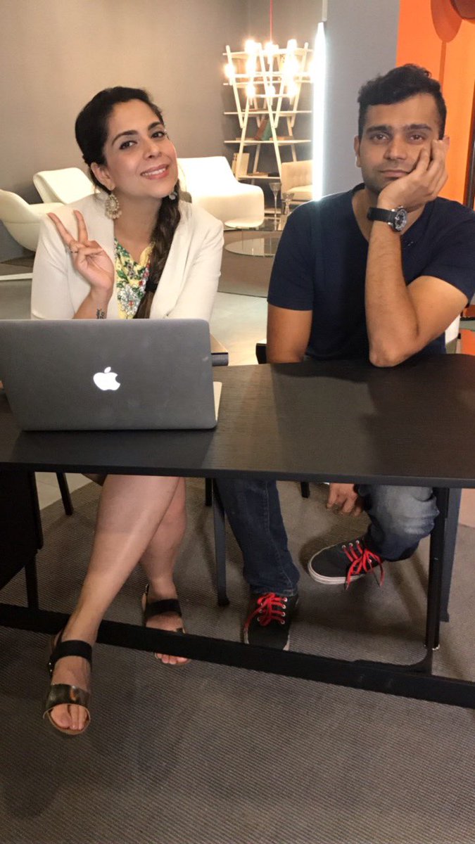 Shooting at the beautiful <a href="/poltronafrau/">Poltrona Frau</a> in Delhi today! ✅