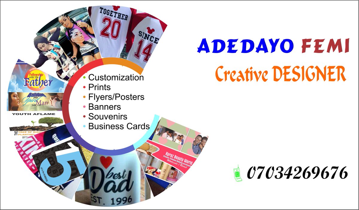 need your branding, souvenirs, prints, design just give me a call and i'll be at your service