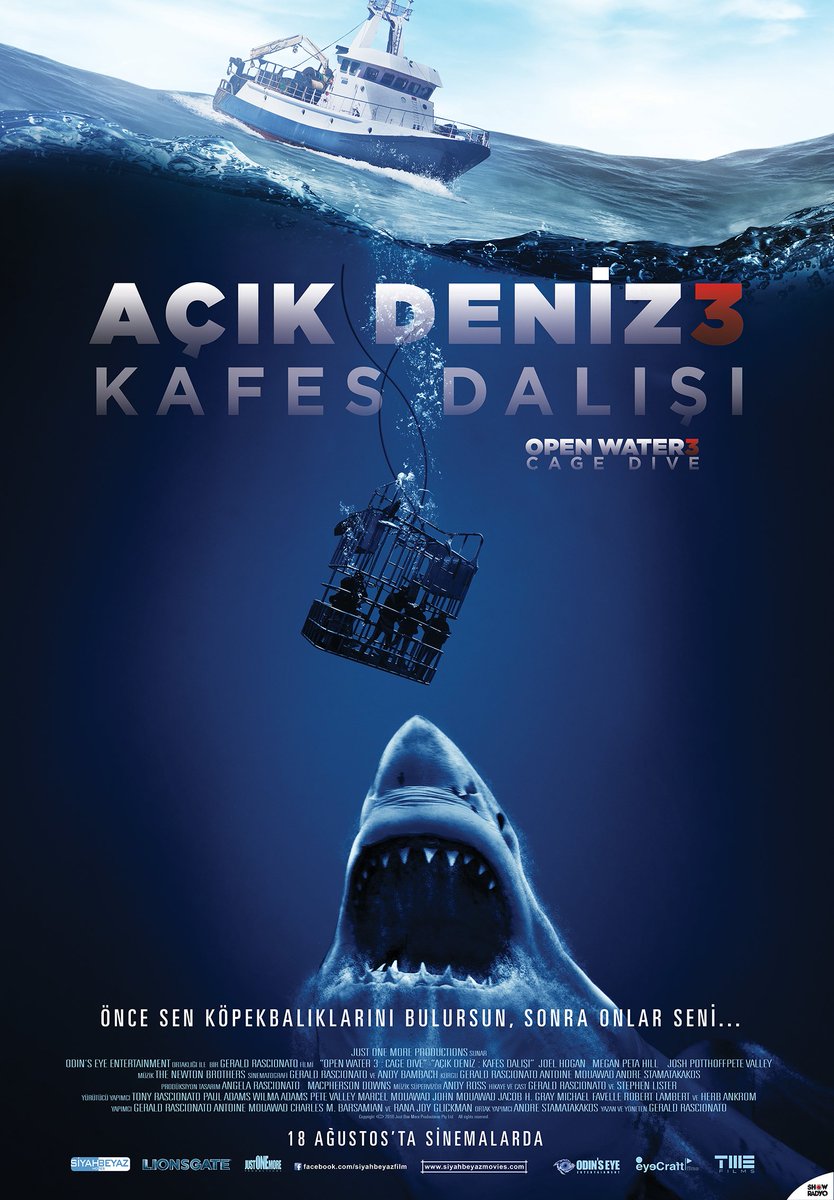 OPEN WATER 3: CAGE DIVE / AÇIK DENİZ: KAFES DALIŞI 18 Ağustos'ta Sinemalarda!!
youtube.com/watch?v=0zrykP…