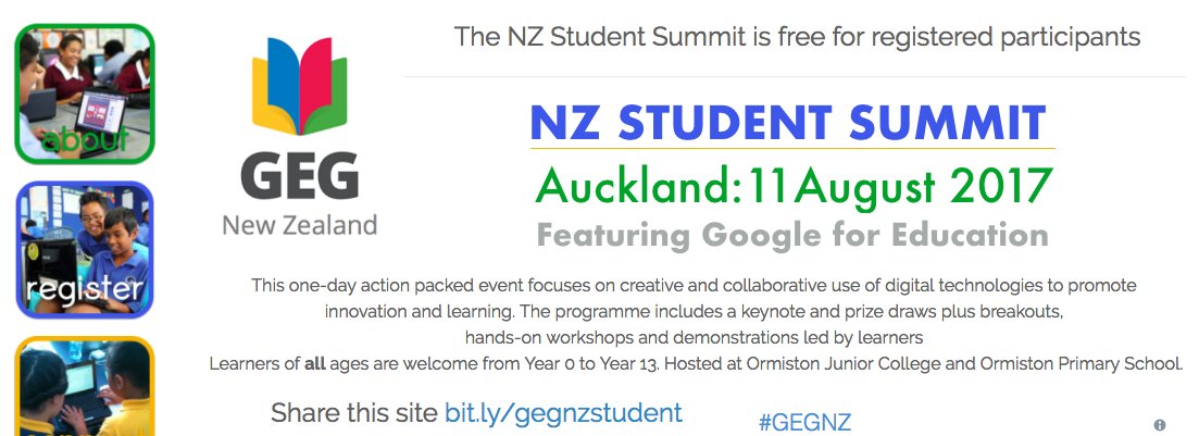 We're excited 🚀Final countdown to #GEGNZ Student Summit this Friday bit.ly/gegnzstudent <a href="/OJCollege/">Ormiston Junior College</a> <a href="/OrmPS/">Ormiston Primary</a>