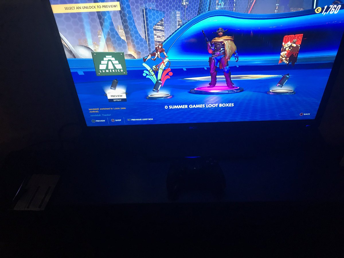 HighNoonJesse's tweet image. My final lootbox in Overwatch. At least it was a purple that time. 

Adieu, my friends! Keep on keeping on.